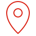 icono dirección rojo
