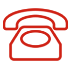 icono rojo teléfono